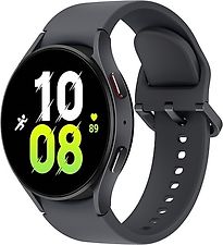 Image of Samsung Galaxy Watch5 44 mm horlogekast van Graphite Aluminium op Graphite Sport Band M/L [Wi-Fi + 4G] (Refurbished)