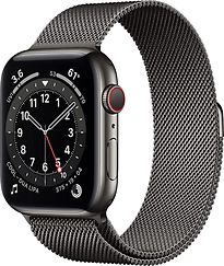 Apple Watch Series 6 44 mm [wi-fi + Cellular] Acciaio Inossidabile Grafite (Ricondizionato)