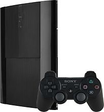 Image of Sony PlayStation 3 super slim 12 GB SSD zwart [incl. draadloze controller] (Refurbished)