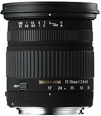 Image of Sigma 17-70 mm F2.8-4.5 DC Macro 72 mm filter (geschikt voor Canon EF) zwart (Refurbished)