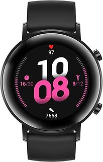 Huawei Watch GT 2 42 mm nero con cinturino di silicone nero