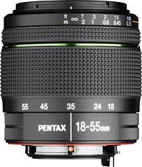 Pentax smc DA 18-55 mm F3.5-5.6 AL WR 52mm Obiettivo (compatible con Pentax K) nero