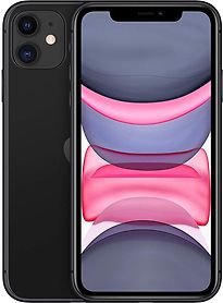 Image of Apple iPhone 11 64GB zwart (Refurbished)