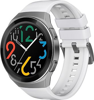 Huawei Watch GT 2e 46 mm silber am Silikonarmband icy white gebraucht kaufen | alle Smartwatches