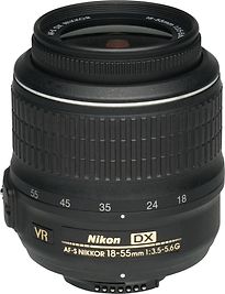 Image of Nikon AF-S DX NIKKOR 18-55 mm F3.5-5.6 G VR 52 mm filter (geschikt voor Nikon F) zwart (Refurbished)
