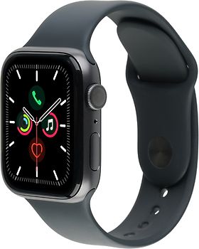 Apple watch series 6 space gray aluminum case with sport band online
