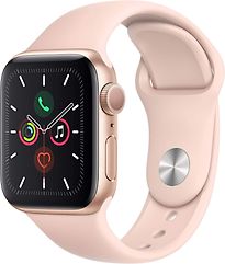 Apple Watch Series 5 40 mm alluminio oro Cinturino Sport rosa sabbia [Wi-Fi] (Ricondizionato) 