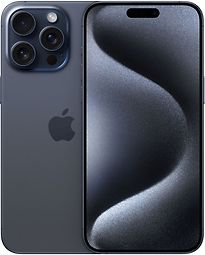 Image of Apple iPhone 15 Pro Max 1TB blauw titanium (Refurbished)