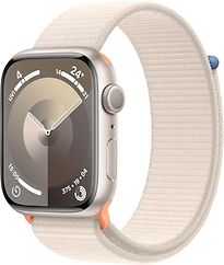Image of Apple Watch Series 9 45 mm aluminium kast sterrenlicht op solobandje sterrenlicht [Wi-Fi] (Refurbished)