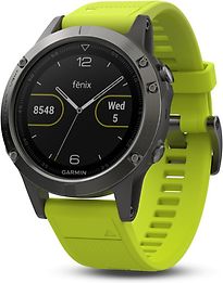 Garmin Fenix 5 47mm grigio con cinturino in