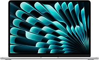 Apple MacBook Air 13.6 (Liquid True Tone Retina Display) 4.05 GHz M3 (8-Core CPU, 10-Core GPU) 16 GB RAM 512 GB SSD [Early 2024, Engelse toetsenbordindeling, QWERTY] zilver - refurbished