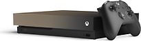 Microsoft Xbox One X 1TB [Battlefield V Gold Rush Special Edition incl. draadloze controller, zonder spel] goud - refurbished