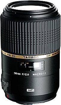 tamron sp 90 mm f2.8 di usd macro 1:1 58 mm obiettivo (compatible con sony a-mount) nero rosso donna