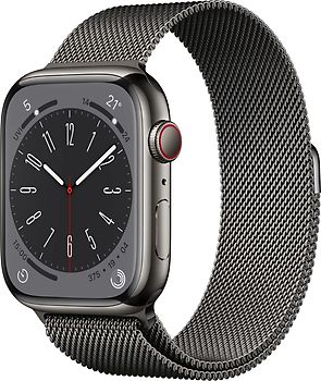 Apple Watch Series 6 – Boîtier en acier inoxydable graphite