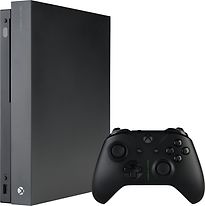 Image of Microsoft Xbox One X 1 TB [Project Scorpio Edition incl. Special Project Scorpio draadloze controller] zwart (Refurbished)
