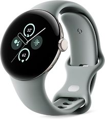 Google Pixel Watch 2 41 mm oro champagne con Cinturino Sportivo grigio verde [Wi-Fi]