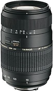 Tamron AF 70-300 mm F4.0-5.6 Di LD Macro 1:2 62 mm Obiettivo (compatible con Nikon F) nero