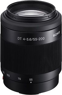 Sony 55-200 Mm F4.0-5.6 Dt Sam 55 Mm Objectif (Adapt� À Sony A-Mount) Noir