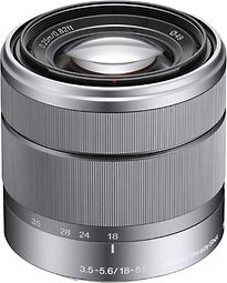 Sony E 18-55 Mm F3.5-5.6 Oss 49 Mm Objectif (Adapt� À Sony E-Mount) Argent