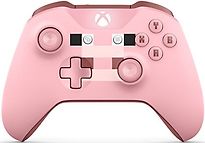 Image of Microsoft Xbox One S Wireless Controller [Special Minecraft Edition] pink (Refurbished)