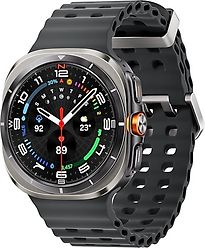 Samsung Galaxy Watch Ultra 47 mm Cassa in titanio colore titanium silver con Cinturino Marine Band dark gray [WiFi + cellulare]