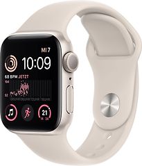 Apple Watch SE 2022 40 mm  Cassa in alluminio colore galassia con Cinturino Sport galassia [Wi-Fi]