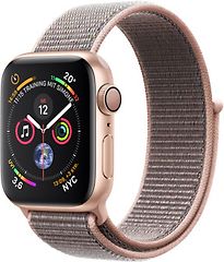 Apple Watch Serie 4 40 mm cassa in alluminio oro con Loop sportivo rosa sabbia [Wi-Fi]