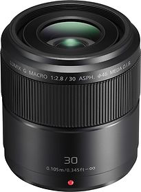 Image of Panasonic Lumix G MACRO 30 mm F2.8 ASPH. O.I.S. 46 mm filter (geschikt voor Micro Four Thirds) zwart (Refurbished)