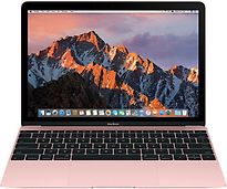 Image of Apple MacBook 12 (retina-display) 1.2 GHz Intel Core M3 8 GB RAM 256 GB PCIe SSD [Mid 2017, QWERTY-toetsenbord] roségoud (Refurbished)