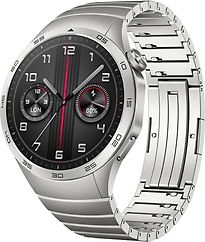 Huawei Watch GT 4 46 mm argento con cinturino in