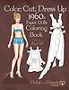 Color, Cut, Dress Up 1960s Paper Dolls Coloring Book, Dollys and