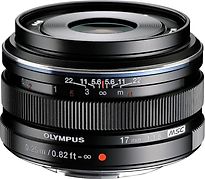 Image of Olympus 17 mm F1.8 46 mm filter (geschikt voor Micro Four Thirds) zwart (Refurbished)