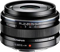 Olympus 17 mm F1.8 46 mm Obiettivo (compatible con Micro Four Thirds) nero