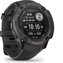 Garmin Instinct 2X Solar 50 Mm Graphite Et Bracelet En Silicone Graphite