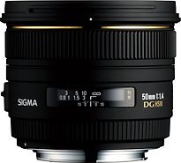 Sigma 50 Mm F1.4 Dg Ex Hsm 77 Mm Objectif (Adapt� À Canon Ef) Noir
