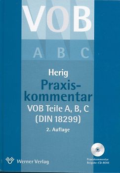 Praxiskommentar Vob Teile Abc Din 18299 Herig Norbert - 