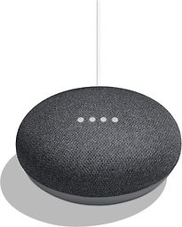 Enceinte sans fil Google Assistant vocal google home mini gris charbon enceinte intelligente