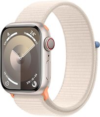 Apple Watch Series 9 Cassa in Alluminio 41 mm color Galassia con Sport Loop Galassia [Wi-Fi + Cellulare]