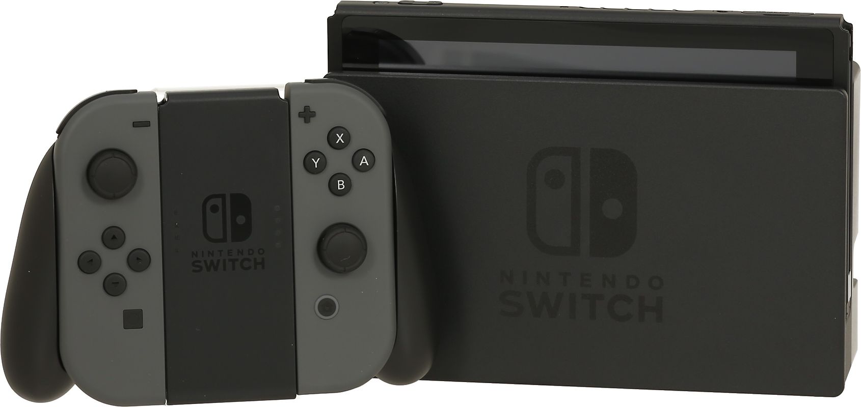 Rebuy Nintendo Switch 32GB [nieuwe editie 2019 incl. controller grijs] zwart aanbieding