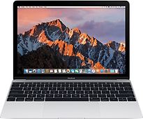 Image of Apple MacBook 12 (retina-display) 1.2 GHz Intel Core M3 8 GB RAM 256 GB PCIe SSD [Mid 2017, QWERTY-toetsenbord] zilver (Refurbished)
