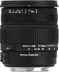 Sigma 17-70 Mm F2.8-4.0 Dc Hsm Os Macro 72 Mm Objectif (Adapté À Canon Ef) Noir