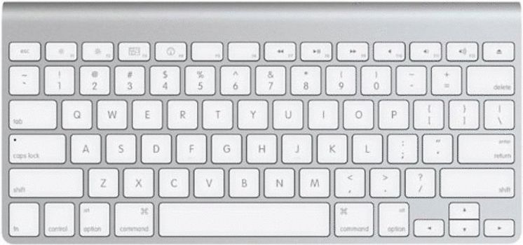 Tastiera wireless Apple [layout tastiera inglese, QWERTY, Bluetooth]