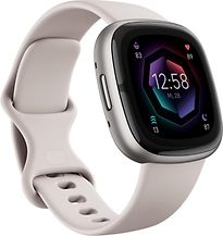 Montre Connectée Fitbit Sense 2 Blanc Inclus 6 Mois À Fitbit Premium