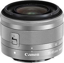 Canon Ef-M 15-45 Mm F3.5-6.3 Is Stm 49 Mm Objectif (Adapt� À Canon Ef-M) Argent