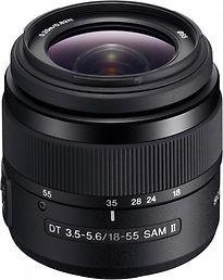 Sony Dt 18-55 Mm F3.5-5.6 Sam II 55 Mm Fil Du Filtre (Raccordement Sony A-Mount) Noir