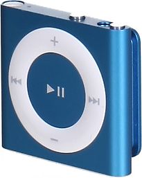 Image of Apple iPod shuffle 4G 2GB blauw (Refurbished)