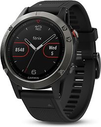 Garmin Fenix 5 47mm grigio con cinturino in
