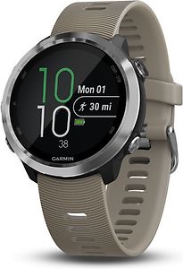 Garmin Forerunner 645 Argent Et Bracelet En Silicone Beige