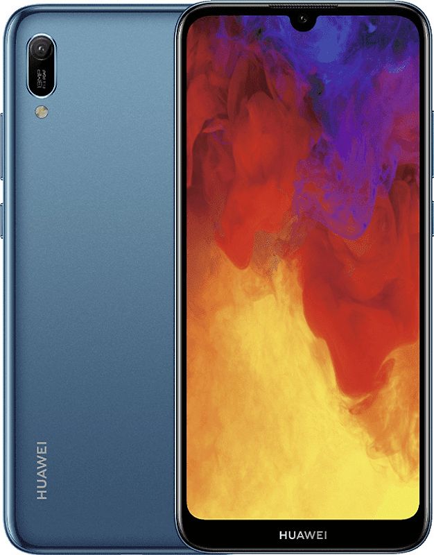 Rebuy Huawei Y6 2019 Dual SIM 32GB saffierblauw aanbieding