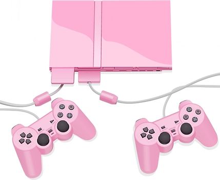 Sony Playstation 2 Starter Pack roze [incl. 2 Controller, 8MB geheugenkaart]